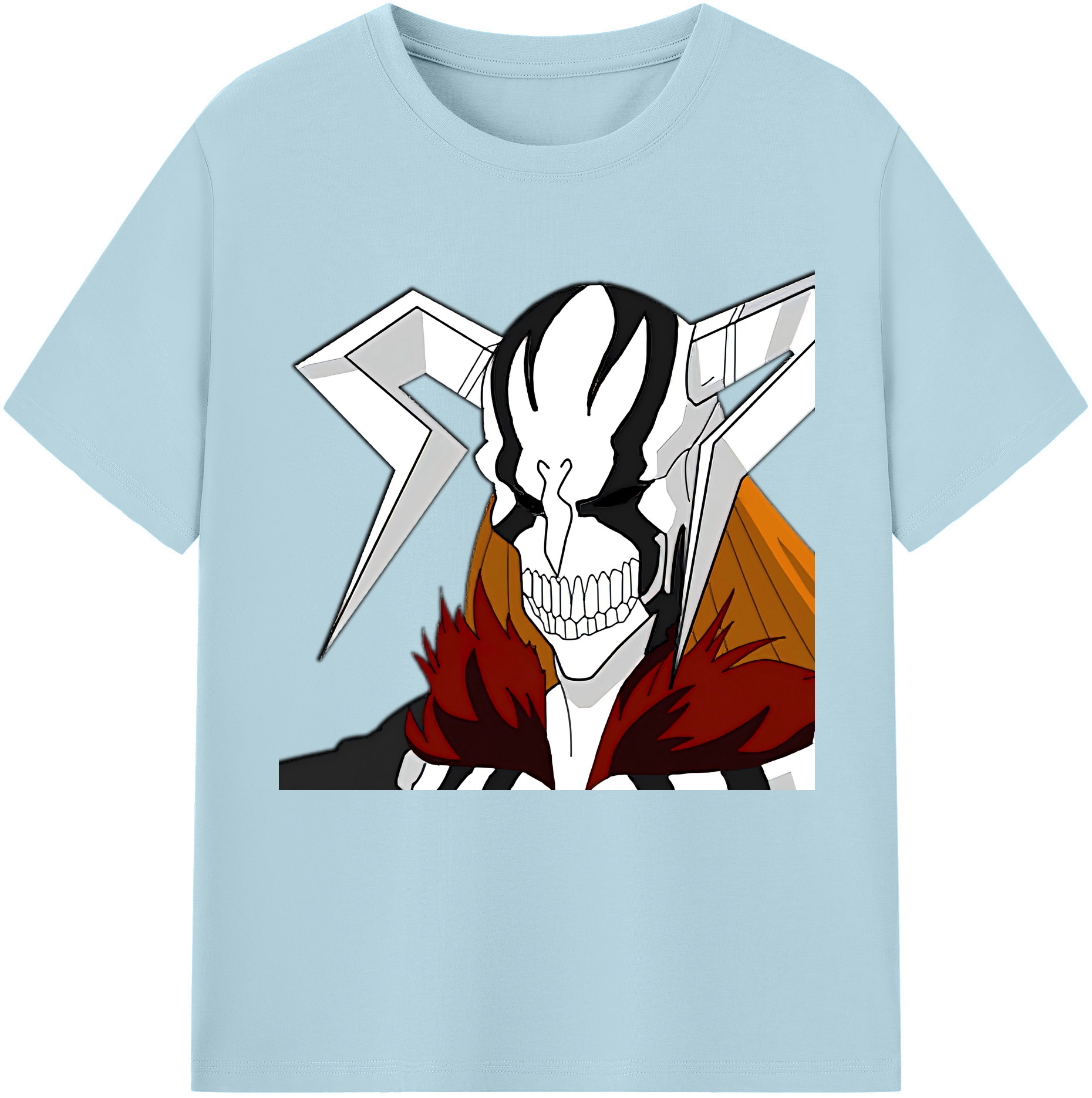 （画像用） ブリーチ 黒崎一護（くろさき いちご）BLEACH Kurosaki Ichigo 綿100％半袖Tシャツ（フロントプリント）